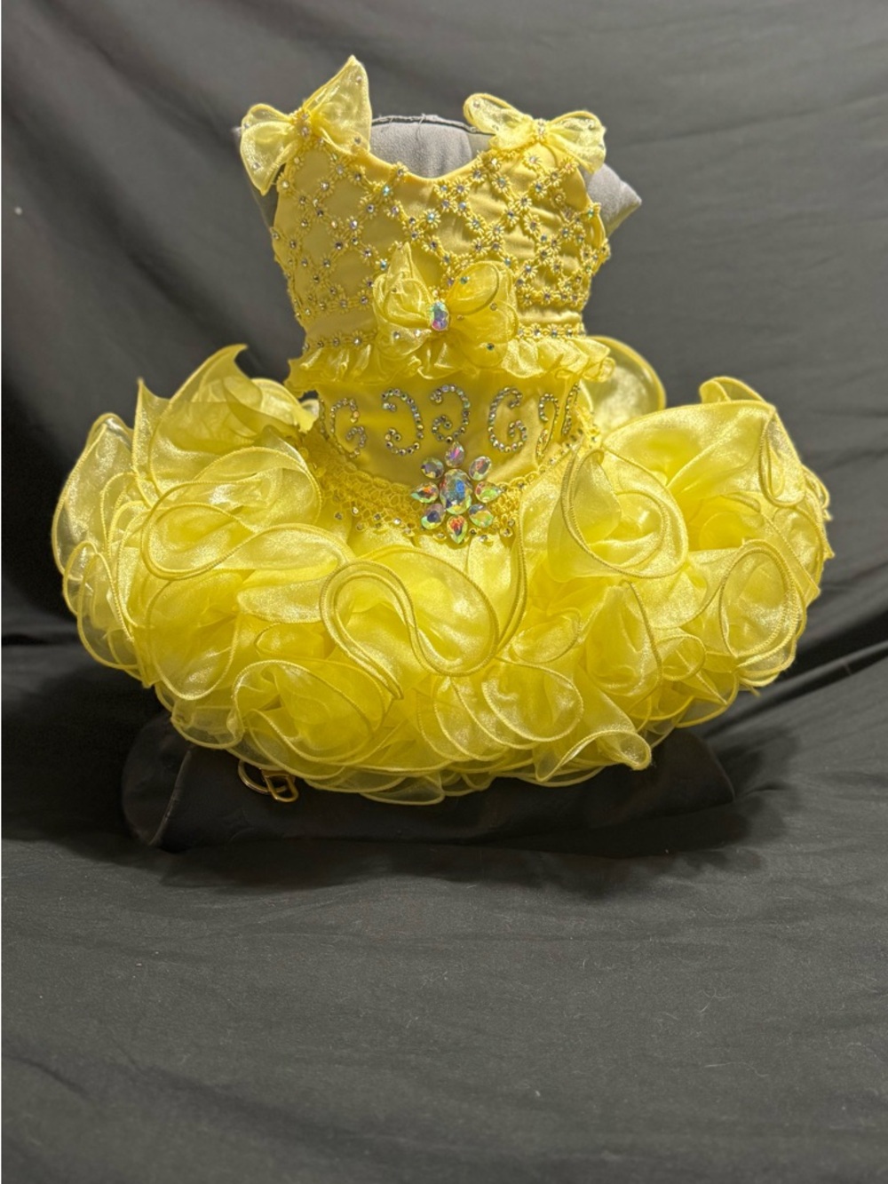 National Level Infant/Toddler Cupcake Pageant Dress Will fit 9mo to slim 18 mos